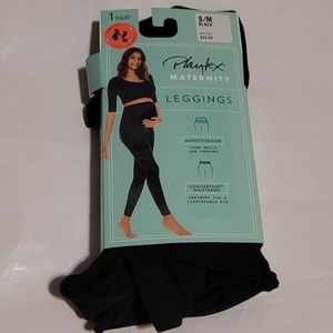 Playtex Maternity Leggings Over belly Smooth design S/M Black 1 pair